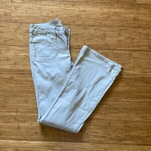 BeBop Khaki Flared Leg Jeans, Size 5